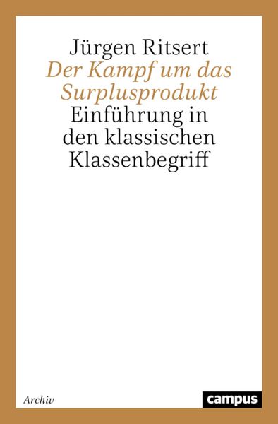 Produktbild: Der Kampf um das Surplusprodukt