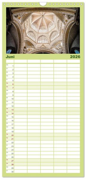 Produktbild: Familienplaner 2026 - Valencia - Eine Stadt voller Kontraste. mit 5 Spalten (Wandkalender, 21 x 45 cm) CALVENDO
