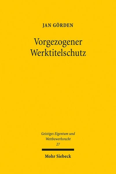 Produktbild: Vorgezogener Werktitelschutz