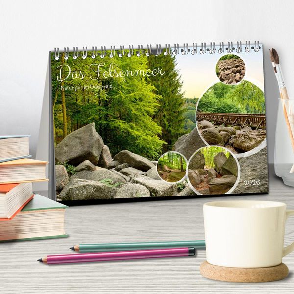 Produktbild: Das Felsenmeer - Natur pur im Odenwald (Tischkalender 2026 DIN A5 quer), CALVENDO Monatskalender