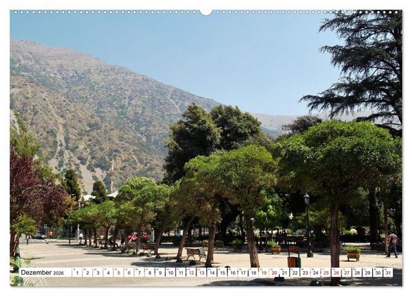 Produktbild: Von den Anden zum Pazifik - Santiago de Chile und Umgebung (Wandkalender 2026 DIN A2 quer), CALVENDO Monatskalender