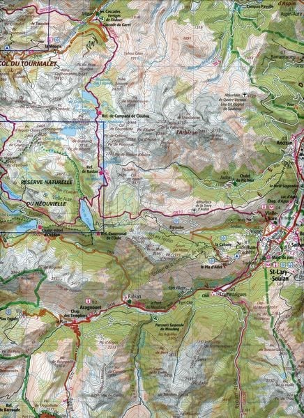 Produktbild: IGN 75 000 Touristische Wanderkarte 19