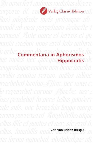 Produktbild: Commentaria in Aphorismos Hippocratis