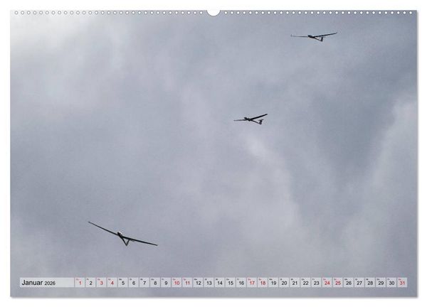 Produktbild: Lautlos durch die Luft - Faszination Segelfliegen (Wandkalender 2026 DIN A2 quer), CALVENDO Monatskalender