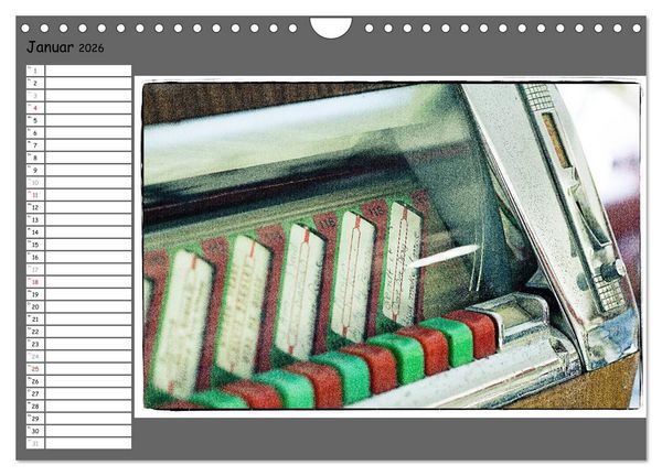 Produktbild: Der Charme der 60er Jahre (Wandkalender 2026 DIN A4 quer), CALVENDO Monatskalender