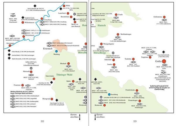 Produktbild: Luftkrieg im Raum Eisenach &ndash; Gotha &ndash; Hainich &ndash; Werratal &ndash; Th&uuml;ringer Wald 1943&ndash;1945