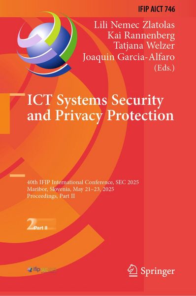 Produktbild: ICT Systems Security and Privacy Protection