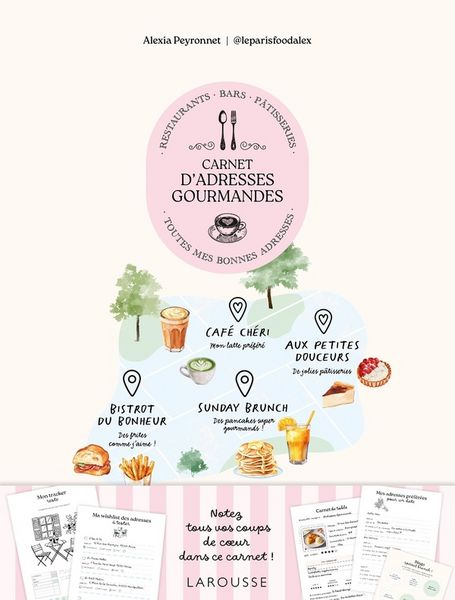 Produktbild: Carnet d'adresses gourmandes : restaurants, bars, p&acirc;tisseries