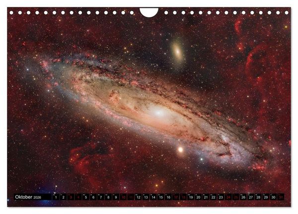 Produktbild: Deepsky XVIII (Wandkalender 2026 DIN A4 quer), CALVENDO Monatskalender