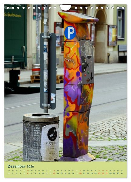 Produktbild: Dresdner Szenenviertel Neustadt (Wandkalender 2026 DIN A4 hoch), CALVENDO Monatskalender