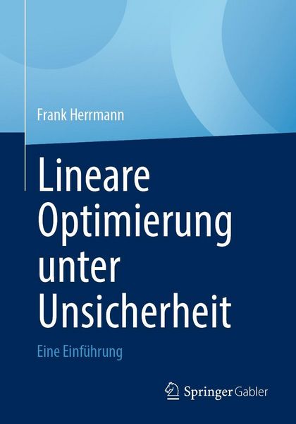 Produktbild: Lineare Optimierung unter Unsicherheit