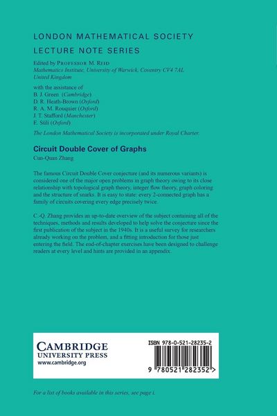 Produktbild: Circuit Double Cover of Graphs