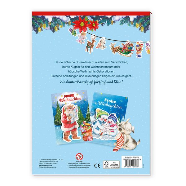 Produktbild: TR&Ouml;TSCH - Bastelblock Weihnachts-Bastelspa&szlig; | Ab 4 Jahren