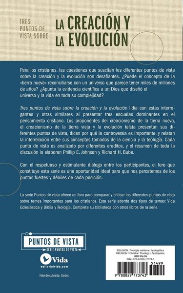 Produktbild: Tres puntos de vista sobre la creaci&oacute;n y la evoluci&oacute;n Softcover Three Views on Creation and Evolution