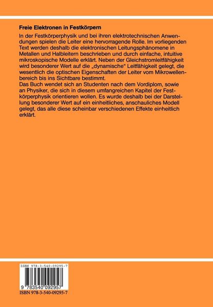 Produktbild: Freie Elektronen in Festk&ouml;rpern