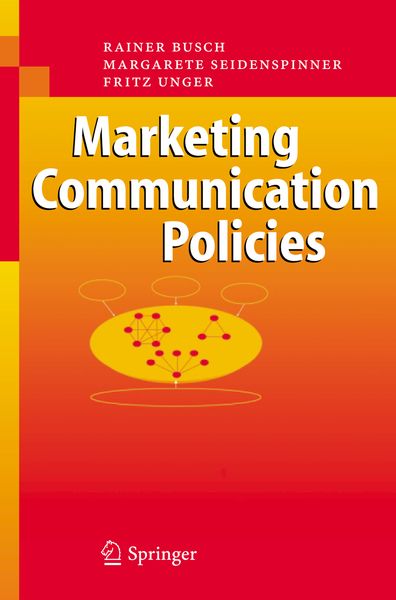 Produktbild: Marketing Communication Policies