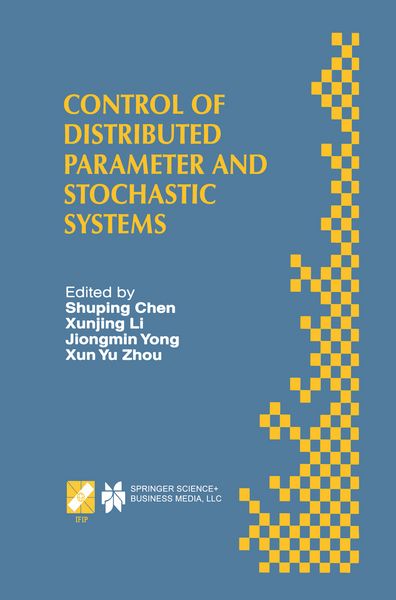 Produktbild: Control of Distributed Parameter and Stochastic Systems