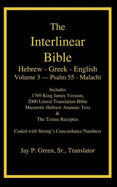 Produktbild: Interlinear Hebrew Greek English Bible-PR-FL/OE/KJ Volume 3 Psalm 55-Malachi