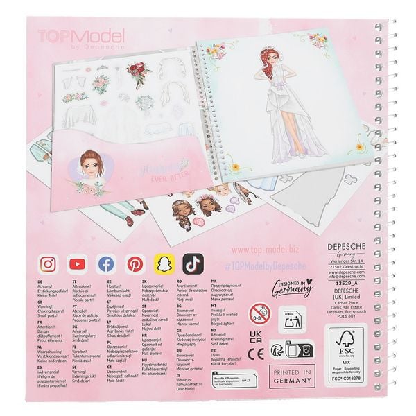 Produktbild: TOPModel Dress Me Up Stickerbuch Wedding