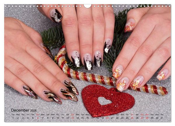 Produktbild: Transient Art &ndash; Nail Art Episode 1 (Wall Calendar 2026 DIN A3 landscape), CALVENDO 12 Month Wall Calendar