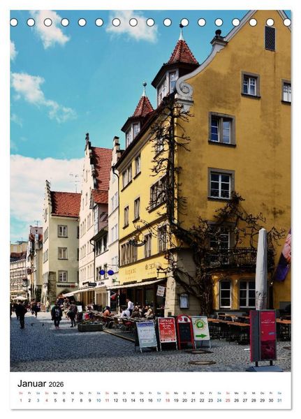 Produktbild: Lindau - Inselstadt am Bodensee (Tischkalender 2026 DIN A5 hoch), CALVENDO Monatskalender