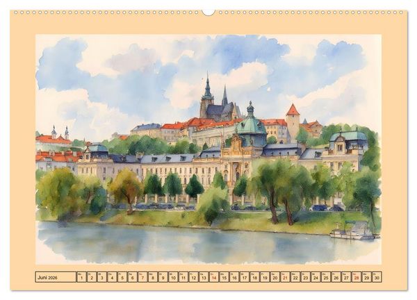 Produktbild: Tschechien - Kultur und Natur (Wandkalender 2026 DIN A2 quer), CALVENDO Monatskalender