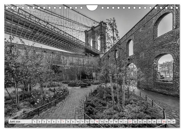 Produktbild: BROOKLYN BRIDGE Das Wahrzeichen von New York City (Wandkalender 2026 DIN A4 quer), CALVENDO Monatskalender