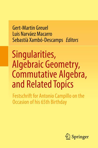Produktbild: Singularities, Algebraic Geometry, Commutative Algebra, and Related Topics