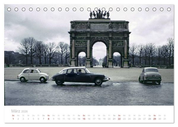 Produktbild: Paris - Historische Ansichten (Tischkalender 2026 DIN A5 quer), CALVENDO Monatskalender