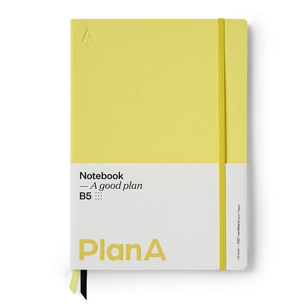 Produktbild: Notizbuch B5 Softcover Punktiert Lemon Yellow