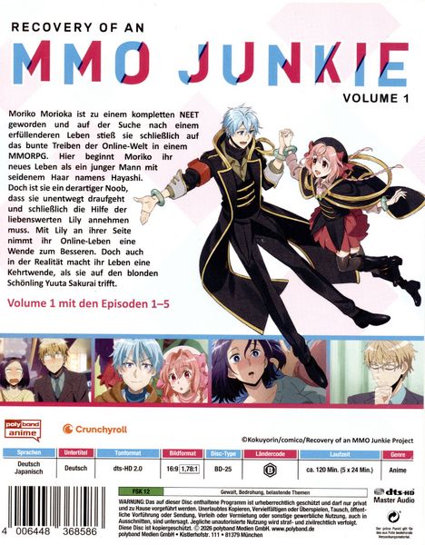 Produktbild: Recovery of an MMO Junkie - Volume 1 - Limitierte Edition mit Sammelschuber