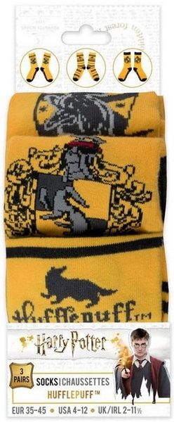 Produktbild: HP Socken Hufflepuff 3er