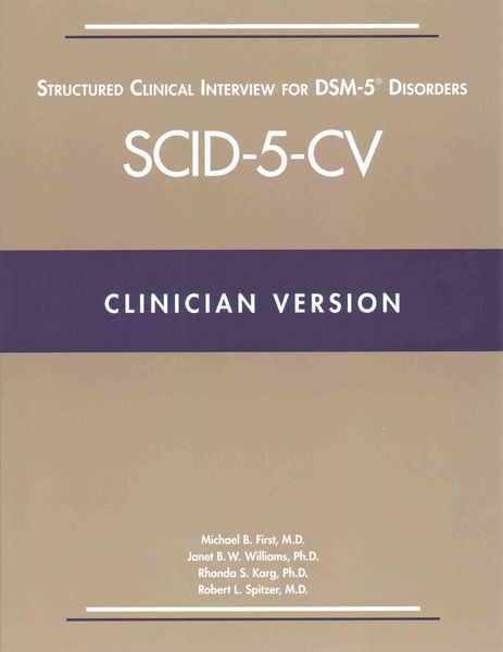 Produktbild: Structured Clinical Interview for Dsm-5(r) Disorders--Clinician Version (Scid-5-CV)