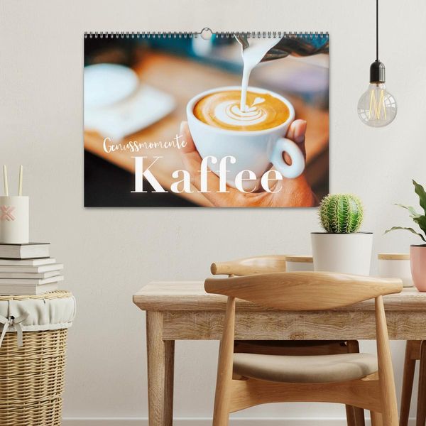 Produktbild: Genussmomente Kaffee (Wandkalender 2026 DIN A3 quer), CALVENDO Monatskalender