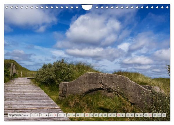 Produktbild: Nordseeinsel Amrum (Wandkalender 2026 DIN A4 quer), CALVENDO Monatskalender