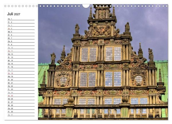 Produktbild: Bremen ganz nah (Wandkalender 2027 DIN A3 quer), CALVENDO Monatskalender