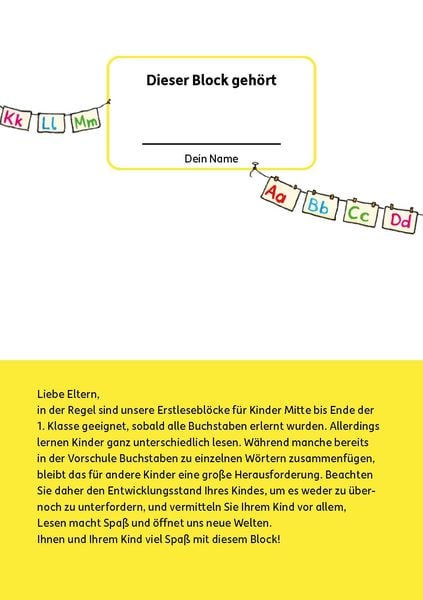Produktbild: Lesen lernen 1. Klasse f&uuml;r Jungen und M&auml;dchen - In der Schule ist was los!