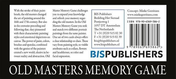 Produktbild: Old Masters Memory Game