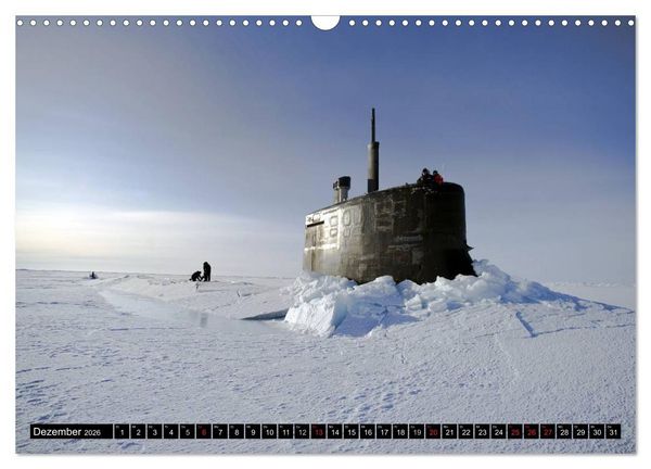 Produktbild: U-Boote - Milit&auml;rische Unget&uuml;me (Wandkalender 2026 DIN A3 quer), CALVENDO Monatskalender
