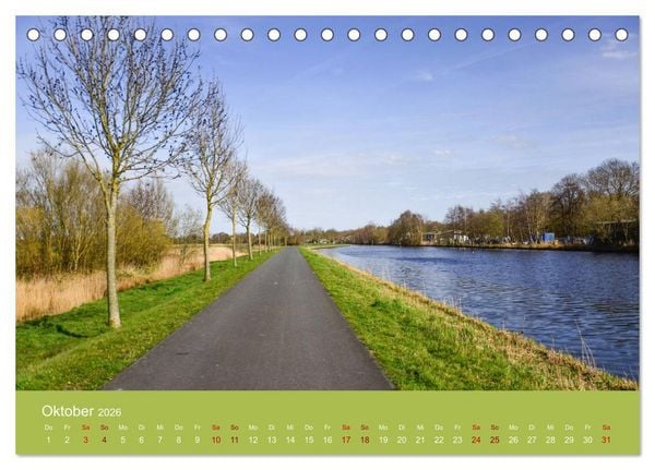 Produktbild: Wilhelmshaven - Sonne, K&uuml;ste und Meer (Tischkalender 2026 DIN A5 quer), CALVENDO Monatskalender