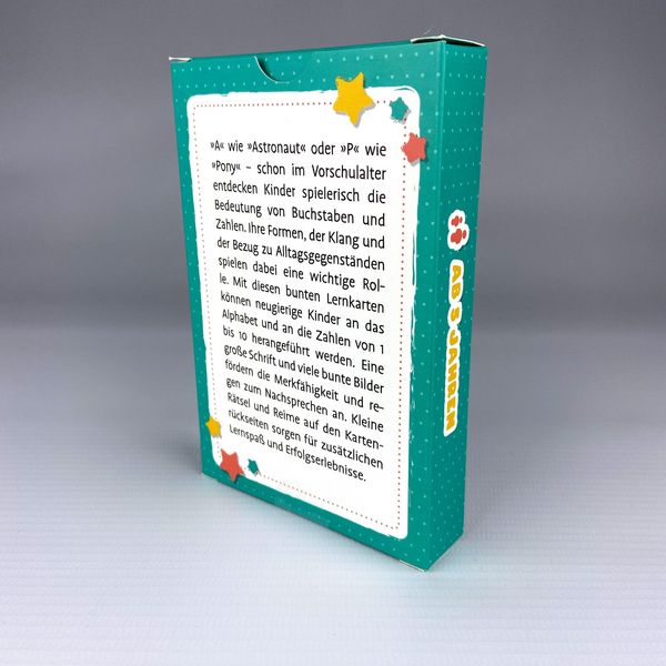 Produktbild: Meine ersten bunten Lernkarten &ndash; Buchstaben und Zahlen