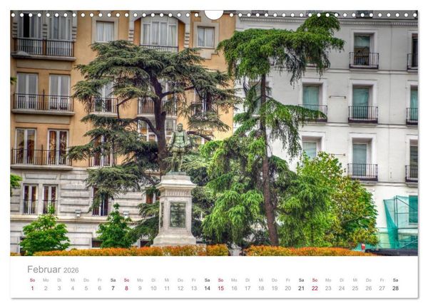 Produktbild: Madrid eine Stadt zum Verlieben (Wandkalender 2026 DIN A3 quer), CALVENDO Monatskalender