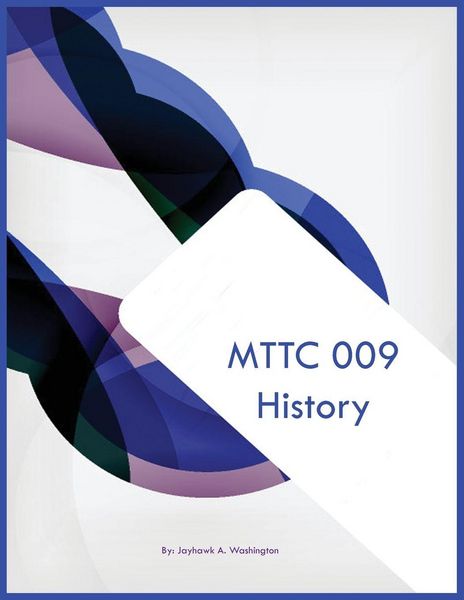 Produktbild: MTTC 009 History