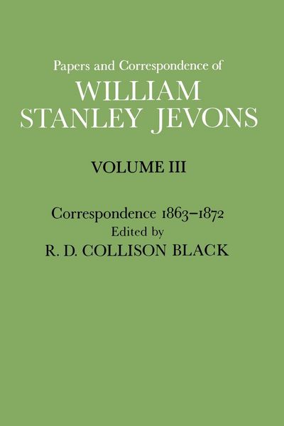 Produktbild: Papers and Correspondence of William Stanley Jevons