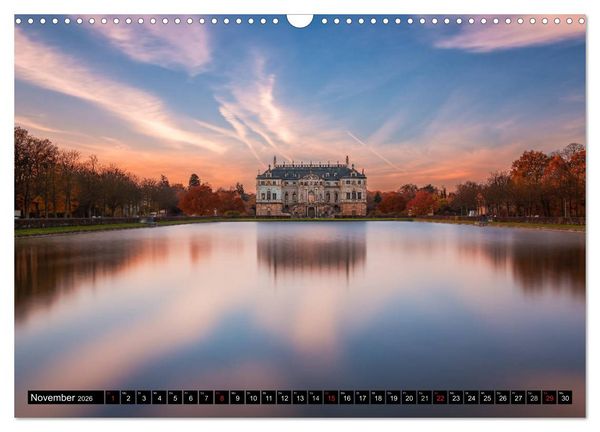 Produktbild: Barockperle Dresden (Wandkalender 2026 DIN A3 quer), CALVENDO Monatskalender