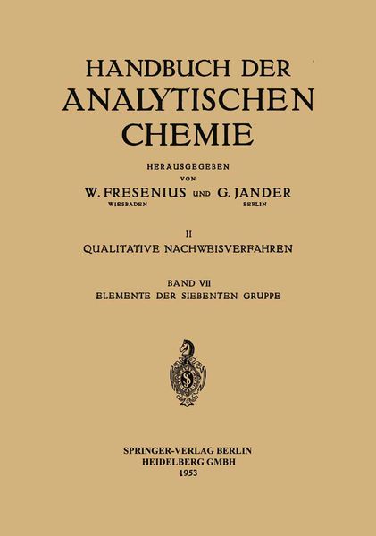 Produktbild: Elemente der Siebenten Gruppe