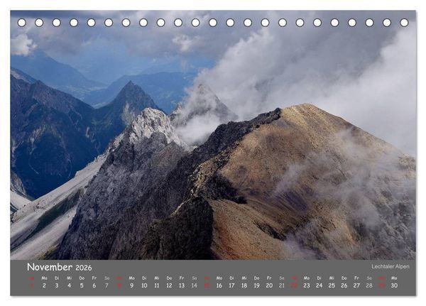Produktbild: Traumhafte Bergwelt Kalender (Tischkalender 2026 DIN A5 quer), CALVENDO Monatskalender