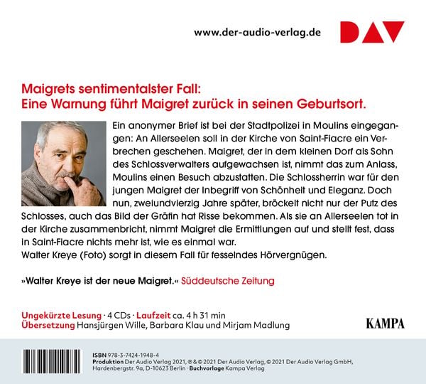 Produktbild: Maigret und die Aff&auml;re Saint-Fiacre