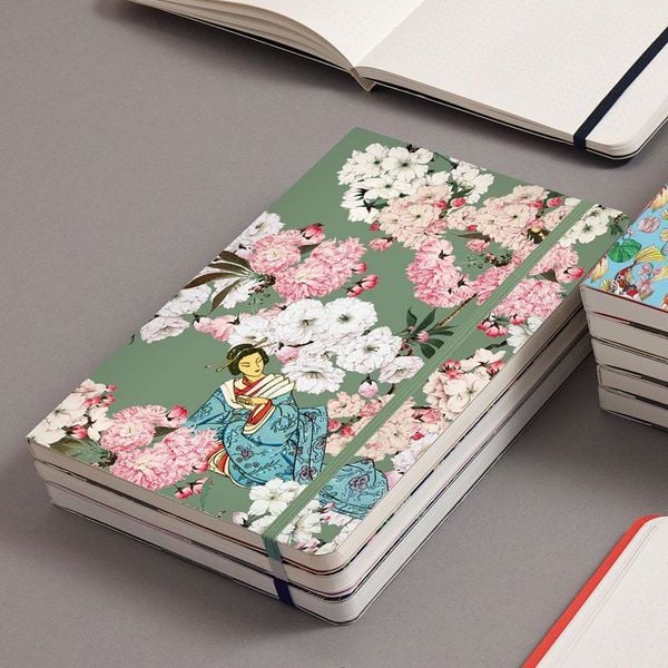 Produktbild: Notizbuch A5 Geisha ruhend
