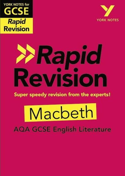 Produktbild: York Notes RAPID AQA GCSE (Revision Guide) Macbeth - for 2026, 2027 exams